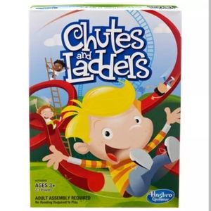 Chutes and Ladders Classic Family Board Game, Games for Kids Ages 3 and up NEW™.